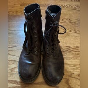 Thursday Boots Co. - Leather Combat Boots in Java *Size 7.5, Fits like a 7*